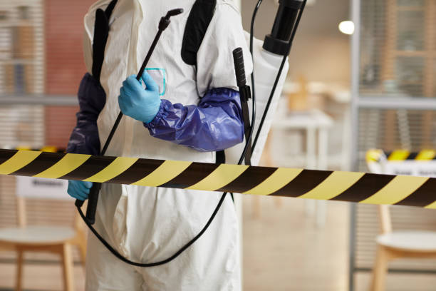 Professional Sewage Cleanup technician working in Monroe Township, NJ